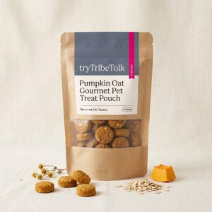 Pumpkin Oat Gourmet Pet Treat Pouch