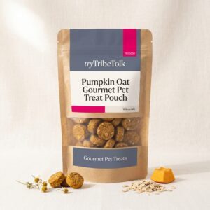 Pumpkin Oat Gourmet Pet Treat Pouch